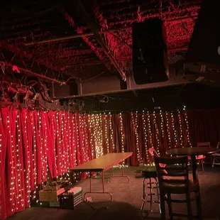 The stage
