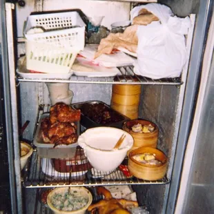 the inside of a refrigerator