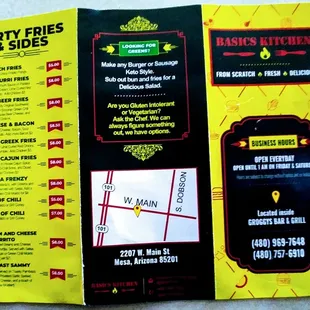 Great options in this menu, delivered by an excellent cook (chef?).