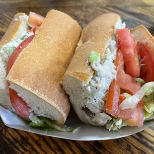 Chicken salad sub