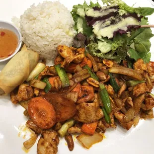 Lunch Special with Kung Pao Chicken