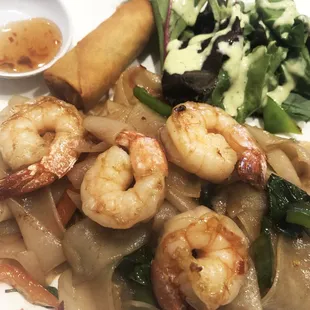 Lunch Special Pad Kee Mao Shrimp