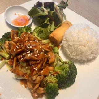 15. Black Samurai Chicken Lunch Special