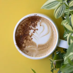 a cup of coffee