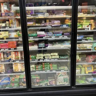 Lots of frozen stuff to choose from.