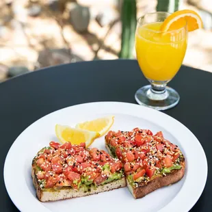 Avocado Toast &amp; Mimosa!