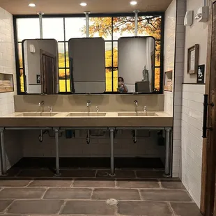 Hand washing area