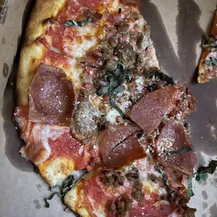 Meatzza pizza - delicious! codygirl333 approved!