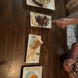 We tried one of each of the desserts and all shared!