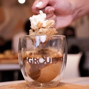 Tiramisu affogato