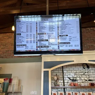 Coffee menu!!!
