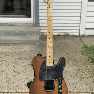 Telecaster Johnny custom built for me using a body from Nomoonlaser