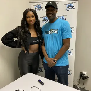 Coco Jones stopped by curing a private event and podcast interview.