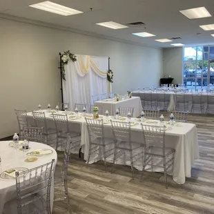 Bright open, newly renovated and clean space.