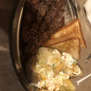 a plate of food