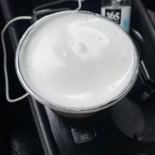 Top of Freddo Cappuccino