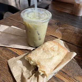 matcha made me do it and cheese hand pie