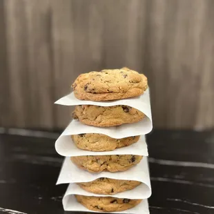 Chocolate chip walnut cookies.