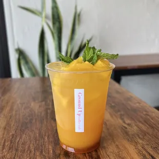 Passion fruit mango green tea