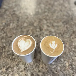 Mocha and Latte