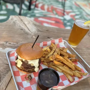 French Dip Burger
