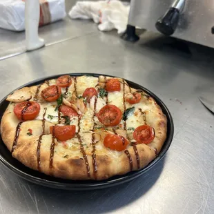pizza, food