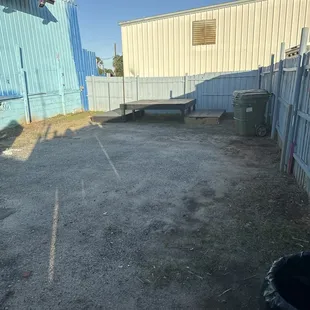 outside