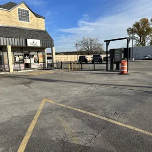 empty parking lot