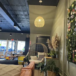 Some seating and atmosphere