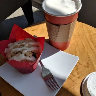 London fog and lemon lavender muffin!