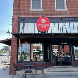 the outside of the building