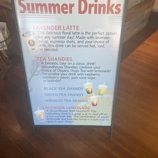 Summer drinks