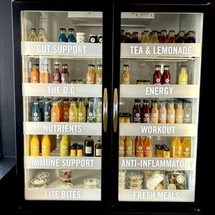 Fresh pressed juice, get well shot, lite bites