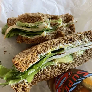 Turkey avocado. Hardly any turkey