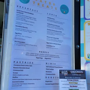 Left side of menu (5/15/23)