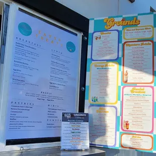 Menu at drive through (5/15/23)