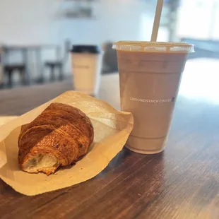Butter Croissant &amp; Iced Thornton&apos;s Thorn