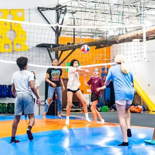 Jumping Pillow Volleyball