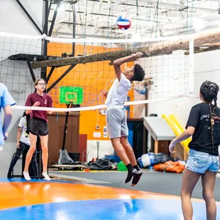 Jumping Pillow Volleyball