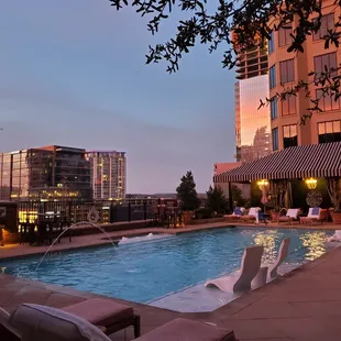 Patio view, standing at entrance