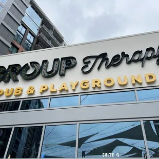 the outside of the building