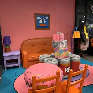 interior, sushi and sashimi