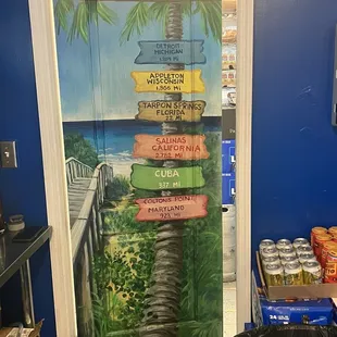 Family tree door art