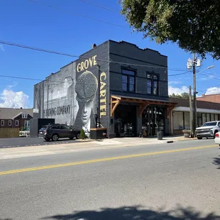 Amazing artwork by Abstract Dissent on the side of the building