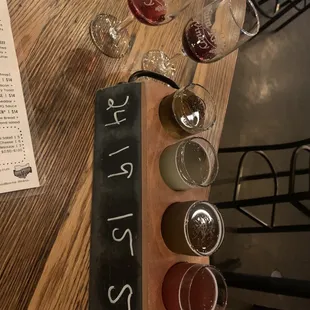 Flight of beers