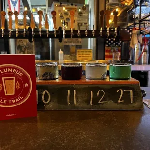 Cider flight one of the few places that has this many ciders