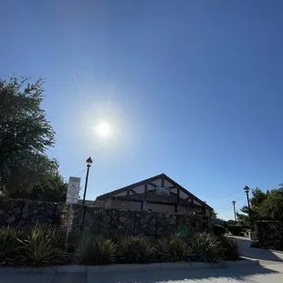 outside