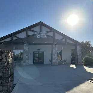 outside