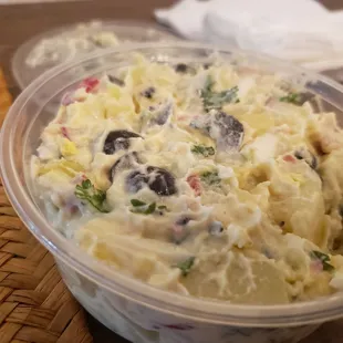 Stacy&apos;s potato salad. Don&apos;t know who Stacy is but she makes some good stuff.