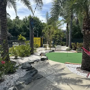 outside